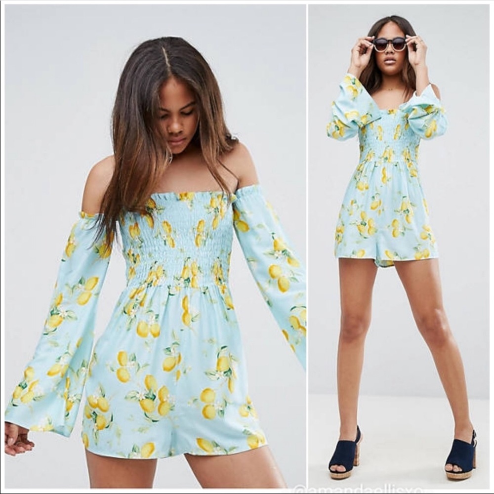 ASOS lemon romper